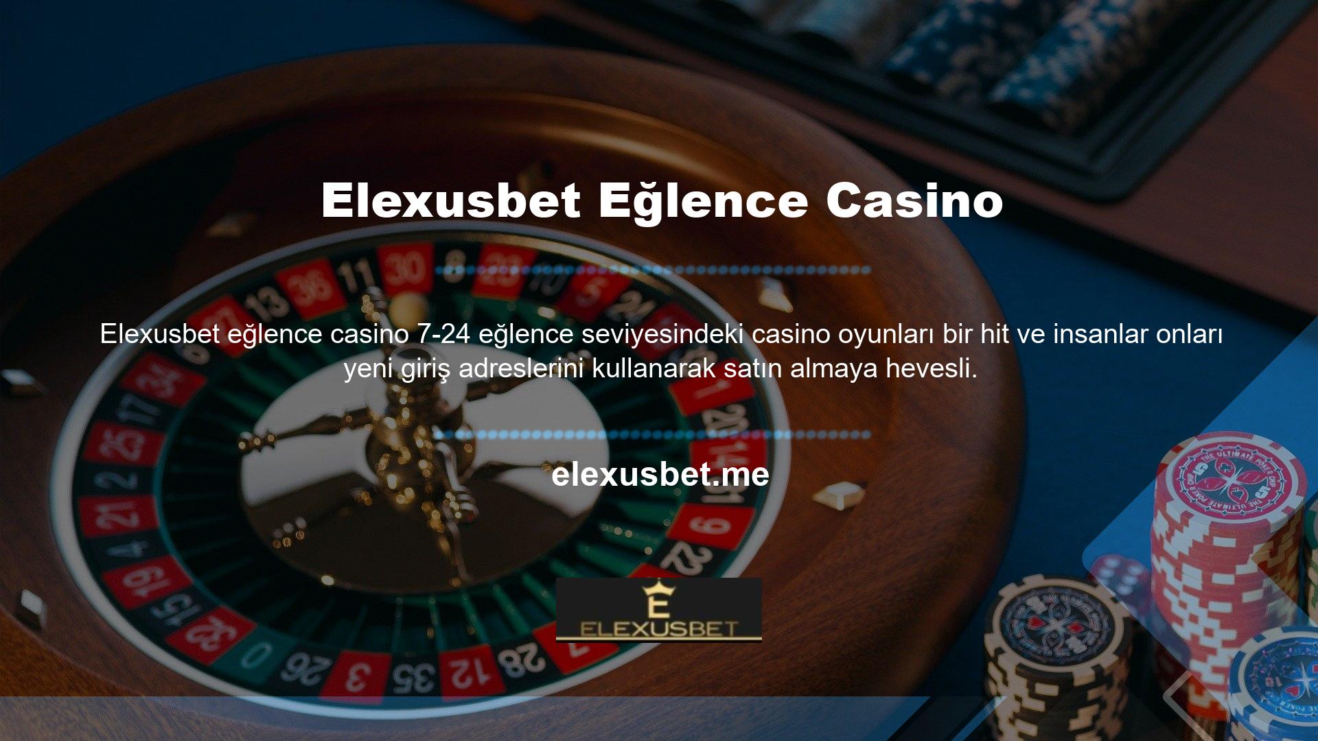 Bir hesap açarak herhangi bir zaman veya para harcamayın, sitenin ve casino'nun heyecanını hemen paylaşın