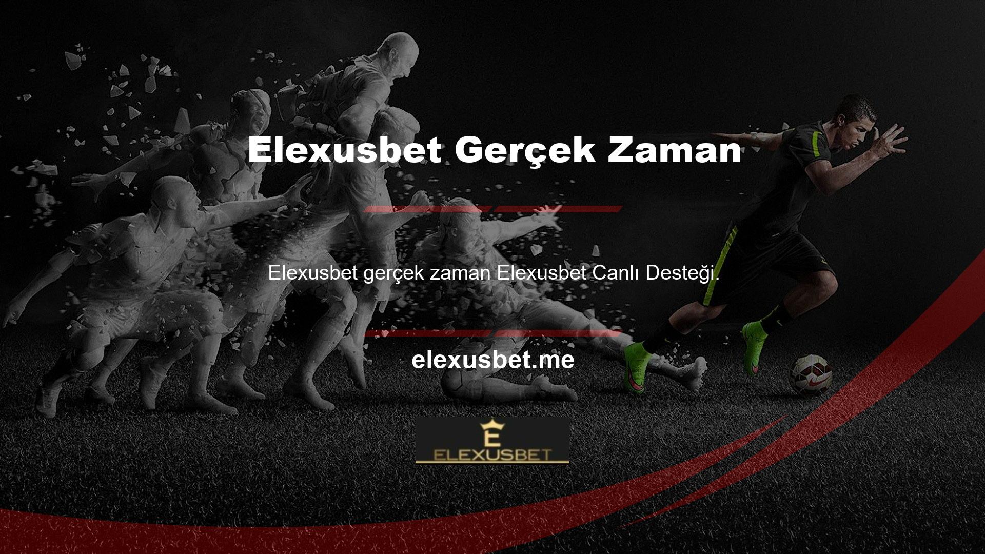 Elexusbet kullanıcılara gerçek zaman destek hizmeti ile çeşitli şekillerde yardımcı olmaya çalışıyor