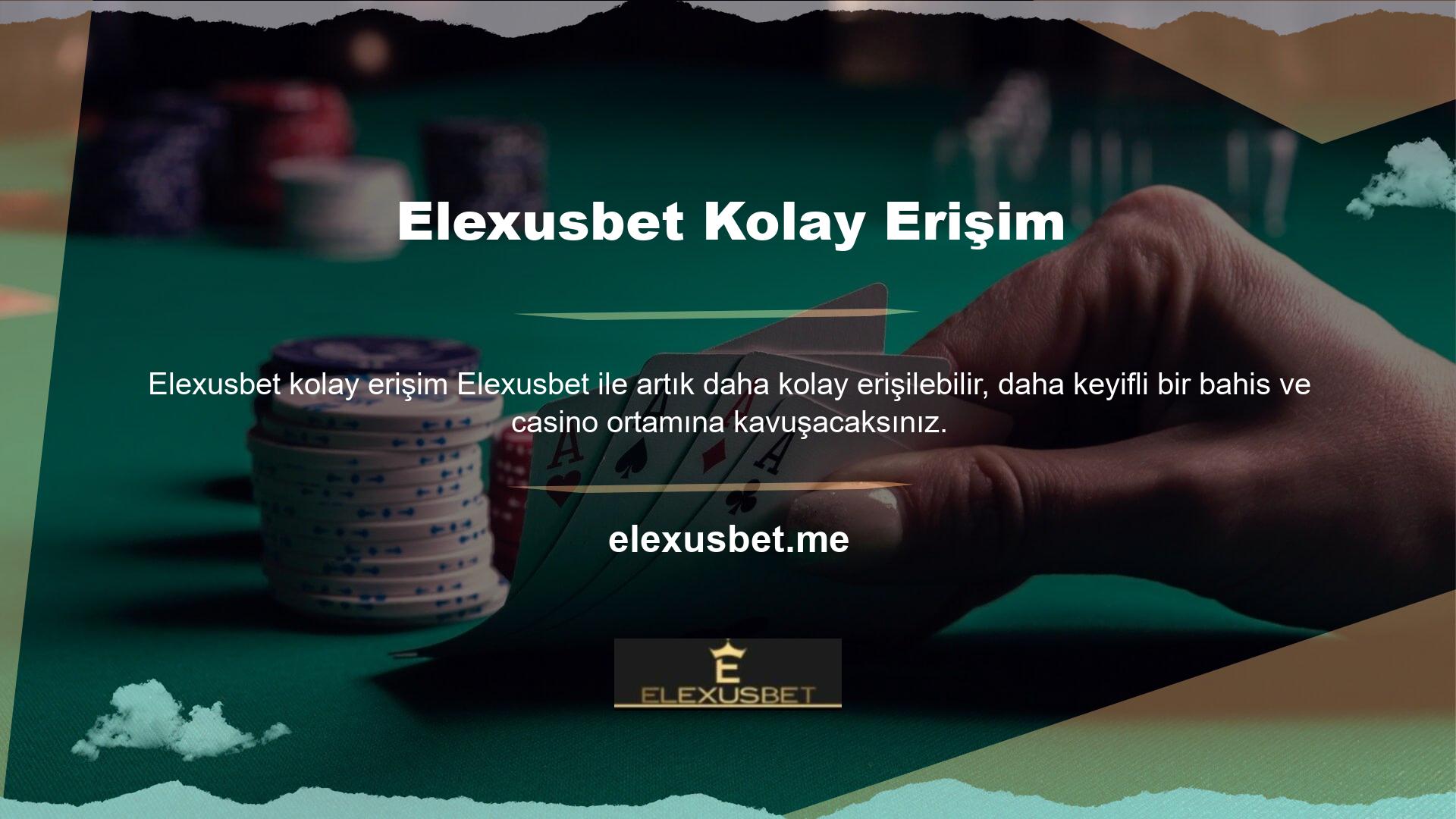 Elexusbet kullanıcılarına geniş bir hizmet yelpazesi sunarak kazançlı ve keyifli bir deneyim vadediyor